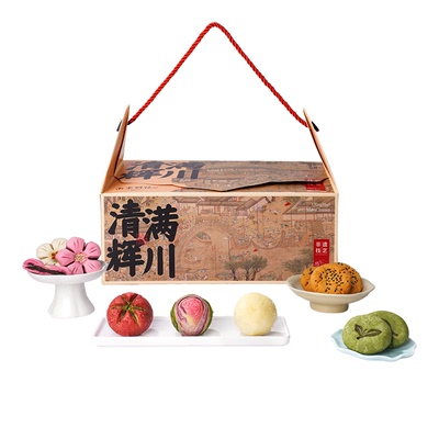 南宋胡记中秋月饼礼盒送礼