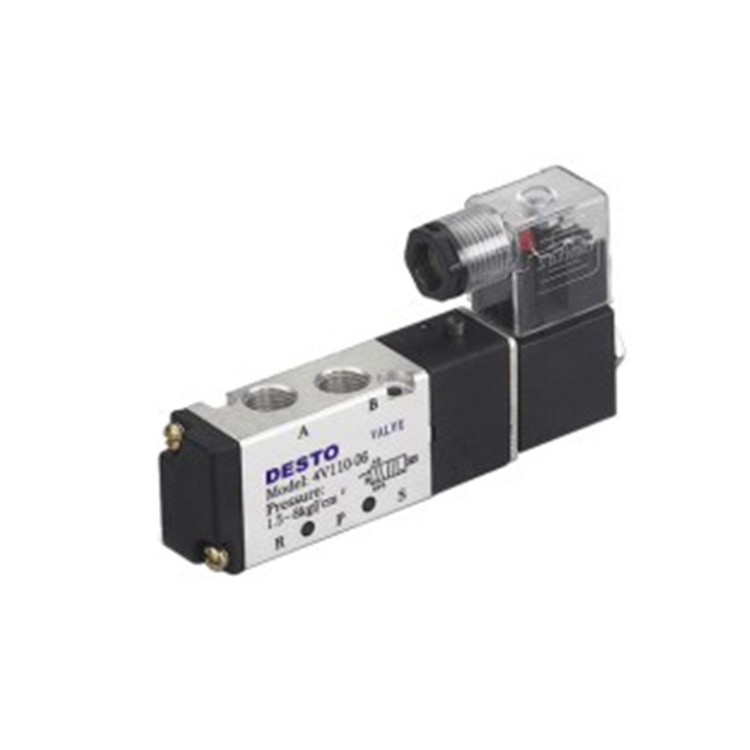 直销德士托DESTO气动两位五通电磁阀单向双位置4V210-08单头