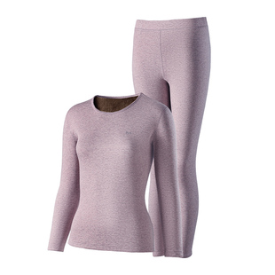 猫人保暖内衣女款秋衣秋裤套装冬季发热加厚零下40度纯棉保温内衣