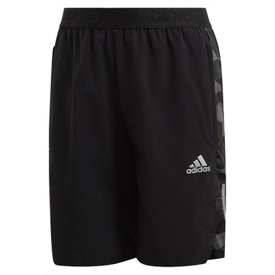 Adidas/阿迪达斯正品夏季大童反光跑步运动梭织透气短裤DV2938