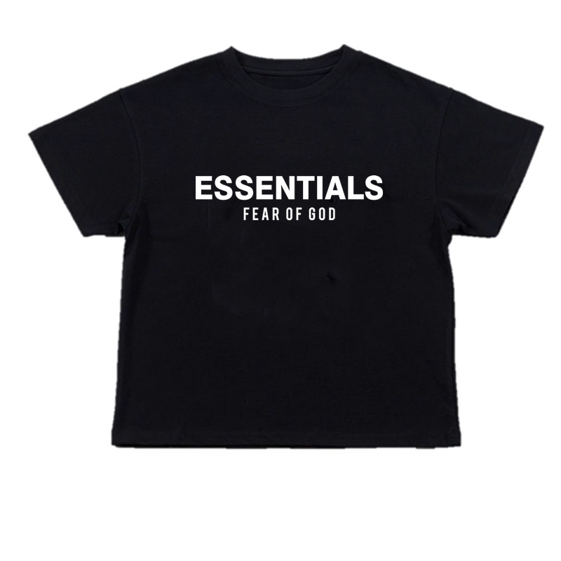 essentials童装ESS儿童短袖t恤FOG男童女童体恤潮牌休闲纯棉夏季