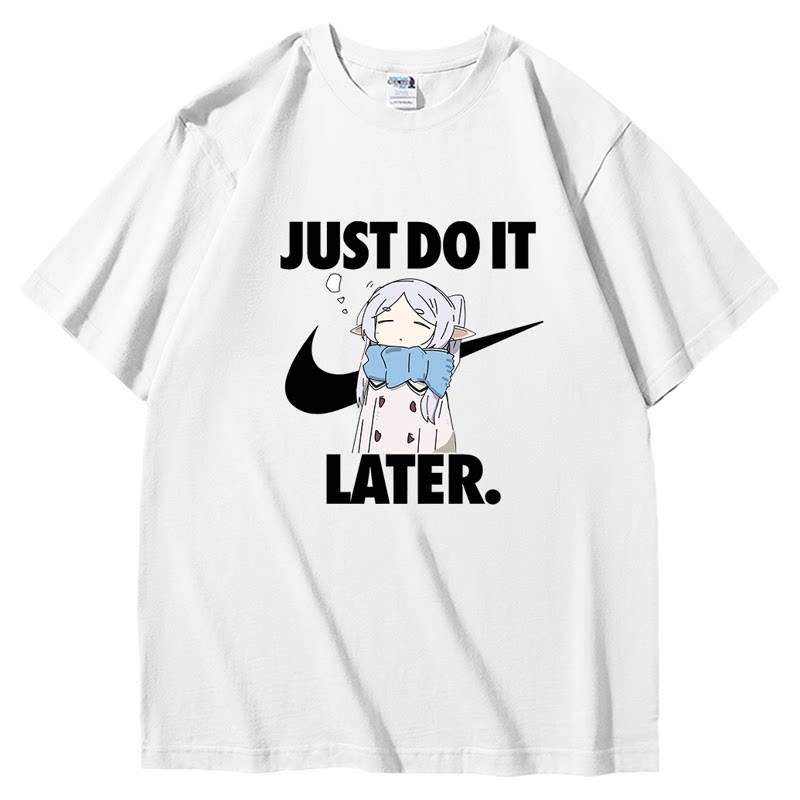 JUST DO IT LATER葬送的芙莉莲周边联名｜重磅短袖t恤衣服半袖tee