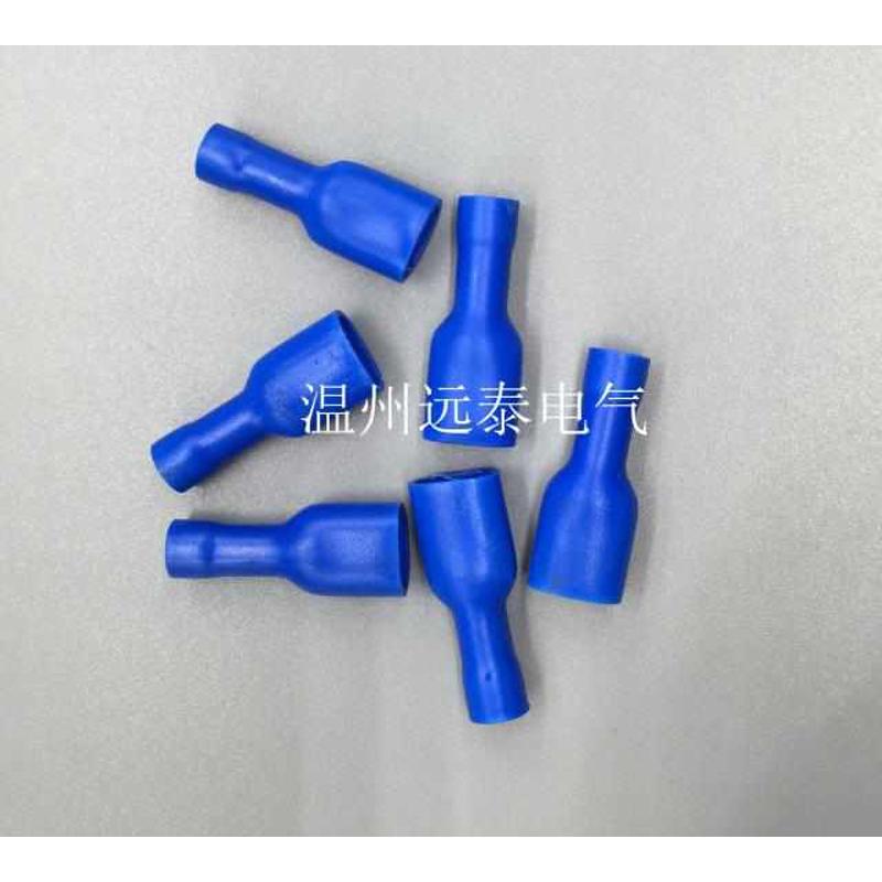 FDFD2-250黄铜阻燃母预绝缘端子插簧对接线冷压端头铜鼻子1000只