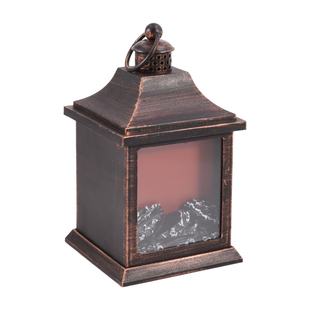 仿真火焰灯假壁炉火炉氛围卧室台灯直播间装饰摆件礼物火苗小夜灯