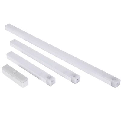 长条橱柜灯床光控LED小夜灯无布线楼道自粘感应灯泡磁吸灯条充电