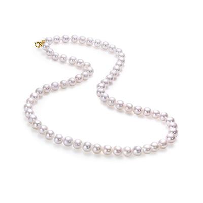 Meluxe美奈仰望天女级18K金akoya天然海水珍珠项链新年礼物正品