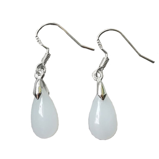 气质耳环水滴耳饰个性耳坠简约大方不过敏耳钩琉璃耳环时尚潮款