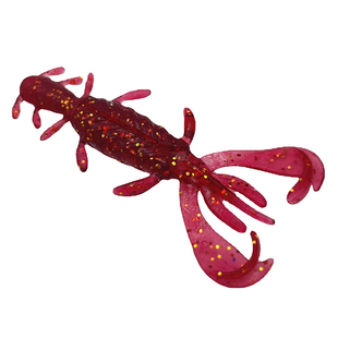 浮水蝴蝶虾软饵软虫蝶舞虾高弹路亚假饵黑坑竞技内德倒钓鲈鱼鳜鱼