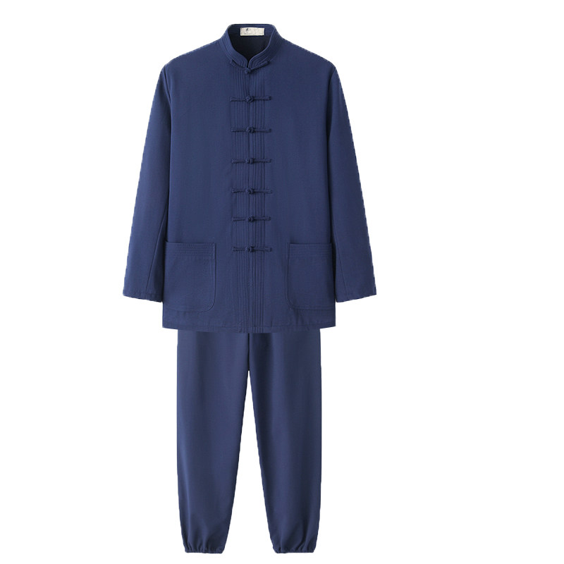 武当加厚太极服男女新款秋冬季太极拳练功服装保暖加绒武术练功服