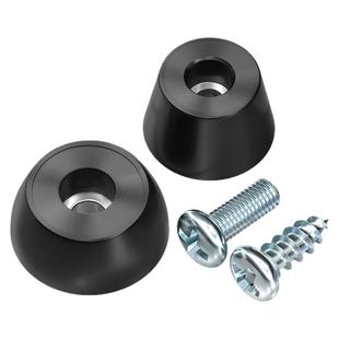 环保橡胶脚垫减震垫高圆型垫块塑料地脚橡皮锥形垫脚桌椅音箱脚钉