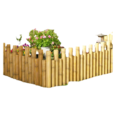 防腐木竹子篱笆围栏花园装饰