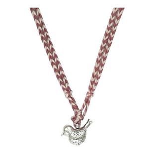 满足鸟棉线红绳毛衣链百搭小众时尚简约吊坠编织小鸟水壶长款项链