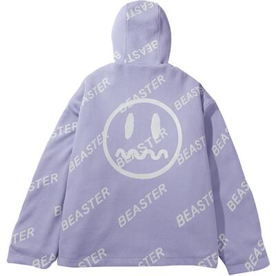 Beaster奥莱连帽仿羊羔毛外套