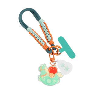 2026新品原创马年手机小挂件挂绳手腕款杭州灵隐五福女文创本命年