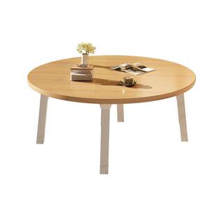 圆形茶几可折叠床上桌矮桌小圆桌简易家用小户型吃饭餐桌出租屋用