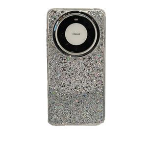 拓岚 适用华为mate60pro+手机壳高级感Pura80pro电镀mate40pro闪粉满天星颜料mate70/50pro链条挂绳防摔女款