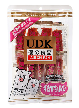 优之良品猪肉脯65g经典休闲零食