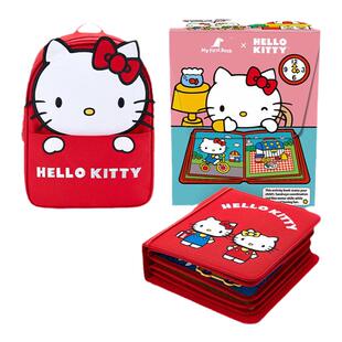 myfirstbook布书hello kitty联名蒙氏婴儿童撕不烂可啃咬早教玩具