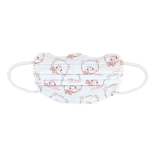 mikko美颜蝶形口罩一次性防护防晒可爱卡通波浪形小脸高颜值透气