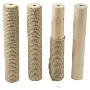 自制diy猫爬架材料定制配件替换柱猫抓柱剑麻通天柱实木顶天立地