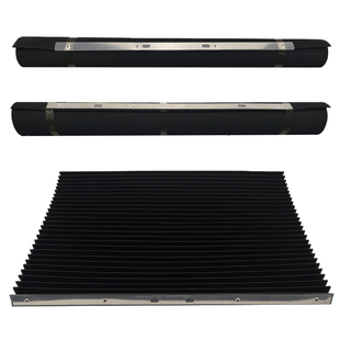 5号6号炮塔铣床配件挡屑胶皮风琴板保护胶防尘档板铣床耐油防护罩