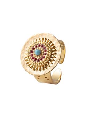 satellite时尚风法式可调节戒指