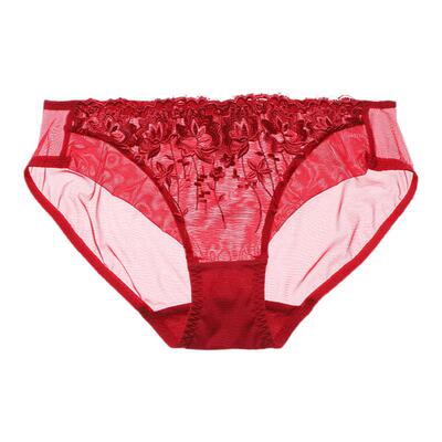 夏娃之秀蕾丝性感透明透气内裤女