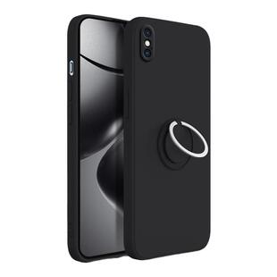 适用苹果X手机壳XSMax新款XS液态硅胶iPhonexs保护套iPhonex带支架指环扣全包iPhonexsmax防摔iPhone10软外壳