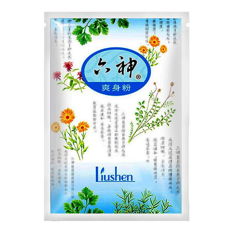六神爽身粉盒装补成人