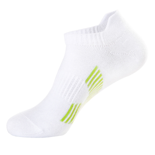 袜子男士纯棉运动跑步船袜白色专业短袜毛巾底马拉松春夏季款男款
