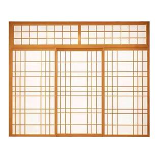 日式推拉门格子门创意装饰可移动折叠门隔断屏风日料店和室门窗