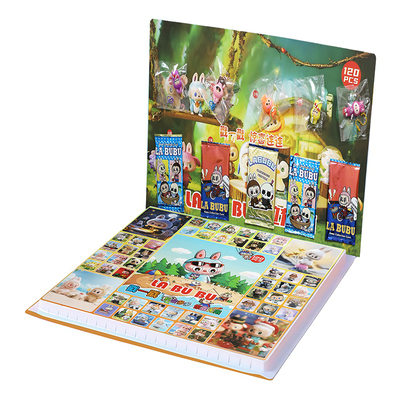 120洞拉布布洞洞乐2025新款盲盒labubu学校儿童男孩女孩抽奖玩具