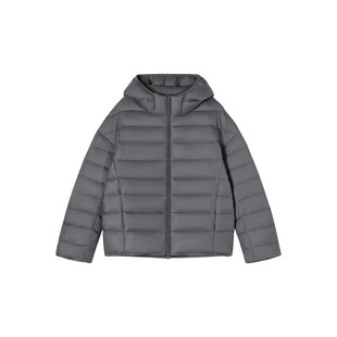 MSHR2025秋冬新款云朵泡芙保暖显瘦排骨短款连帽羽绒服女超轻鹅绒