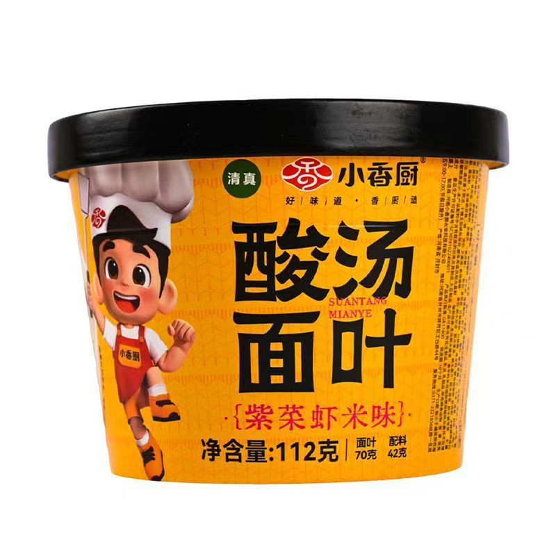 小香厨酸汤面叶紫菜虾米味