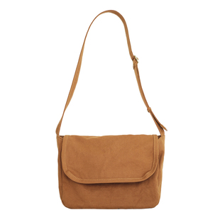 sobag橙色日系小众原创设计斜挎帆布包女休闲复古单肩潮酷邮差包