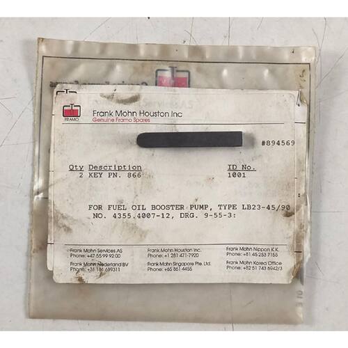 Identification Key 4040 701203 18.0 ID 866 For Frank Mohn Fr