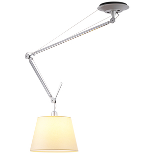 原版摇臂餐厅吊灯Tolomeo中古创意个性伸缩移位羊皮纸圆餐桌吊灯