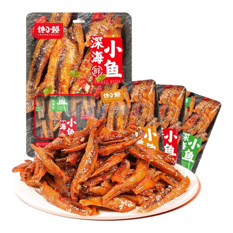 劲辣小鱼仔湖南特产鱼干休闲小吃网红爆款毛毛鱼海味麻辣零食品