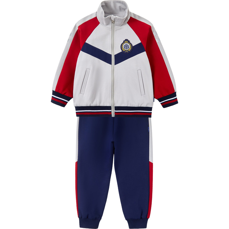 校服小学生夏季装短袖套装儿童学院风班服幼儿园园服春秋装两件套