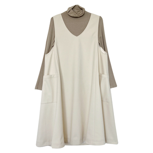 孕妇连衣裙春季高级感不显怀小个子孕妇装秋冬装大码背心裙套装韩