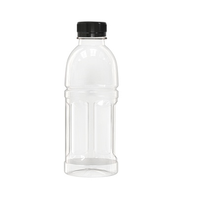 pet透明奶茶一次性带盖塑料瓶