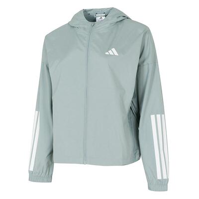 Adidas阿迪达斯女装2026春季新款HYG WINDY梭织连帽外套KC7654