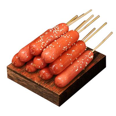 台式热狗烤肠Q弹爽嫩香味浓郁