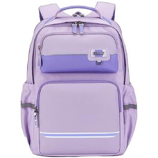 卡拉羊中学生云朵书包减负防下坠大容量双肩包男抑菌轻便背包女