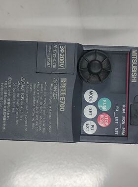 议价三菱FR-E720变频器0.75KW 220V拆机件 功能包