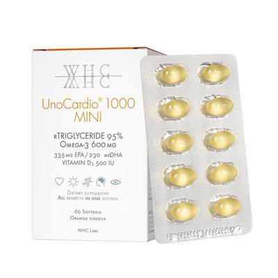 WHC小金蛋高纯度鱼油60粒