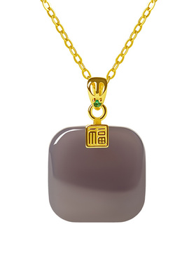 宫里上新天然正品和田玉项链