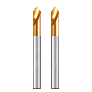 90度含钴定心钻加长中心钻头不锈钢定位钻镀钛倒角高速钢点孔铝用