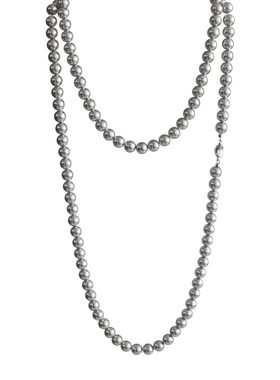 长款多层夸张珍珠项链女