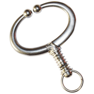 牛鼻环 牛鼻圈 不锈钢大号金属牛鼻环 免打孔牛鼻圈 牛用牵引设备